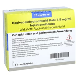 Ropivacainhydrochlorid Kabi 7,5 mg/ml