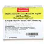 Ropivacainhydrochlorid Kabi 10 mg/ml Produktbild 2