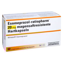 Esomeprazol-ratiopharm 20 mg