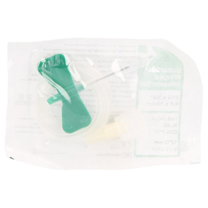 Infusionszubehör Butterfly 21G grün