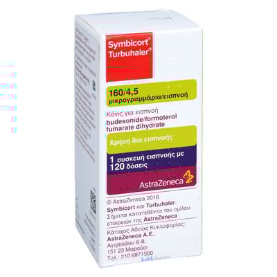Symbicort Turbohaler 160/4,5 Mikrogramm/Dosis