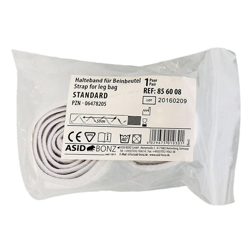 Halteband f. Urin-Beinbeutel m. Silikon