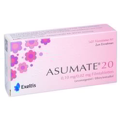 Asumate 20 0,10 mg/0,02 mg Filmtabletten