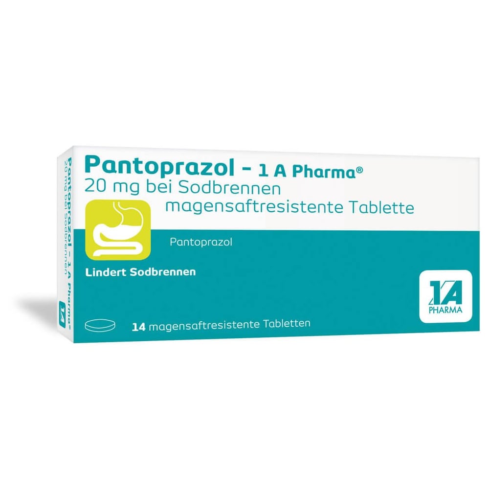Pantoprazol-1A Pharma 20 mg bei Sodbrennen