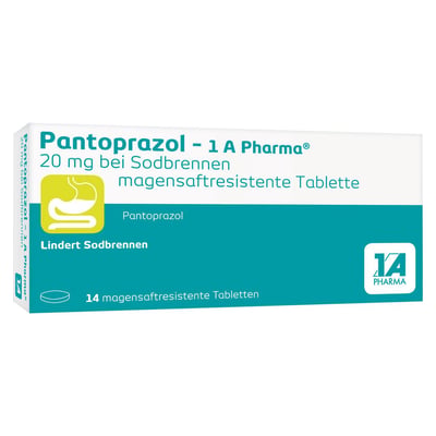 Pantoprazol-1A Pharma 20 mg bei Sodbrennen