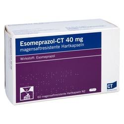 Esomeprazol - CT 40mg magensaftresist. Hartkapseln