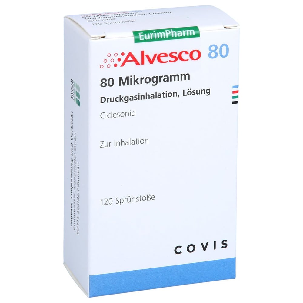 Alvesco 80 Mikrogramm Druckgasinhalation
