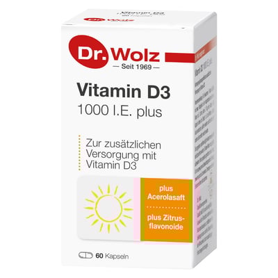 Vitamin D3 1000 I.E. plus Dr. Wolz