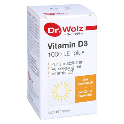 Vitamin D3 1000 I.E. plus Dr. Wolz