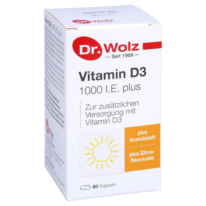 Vitamin D3 1000 I.E. plus Dr. Wolz