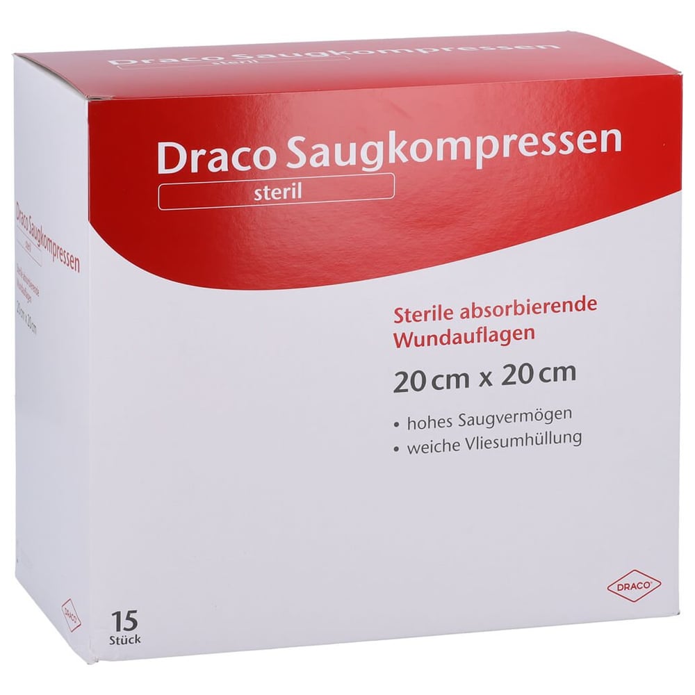 Saugkompressen steril 20x20 DRACO