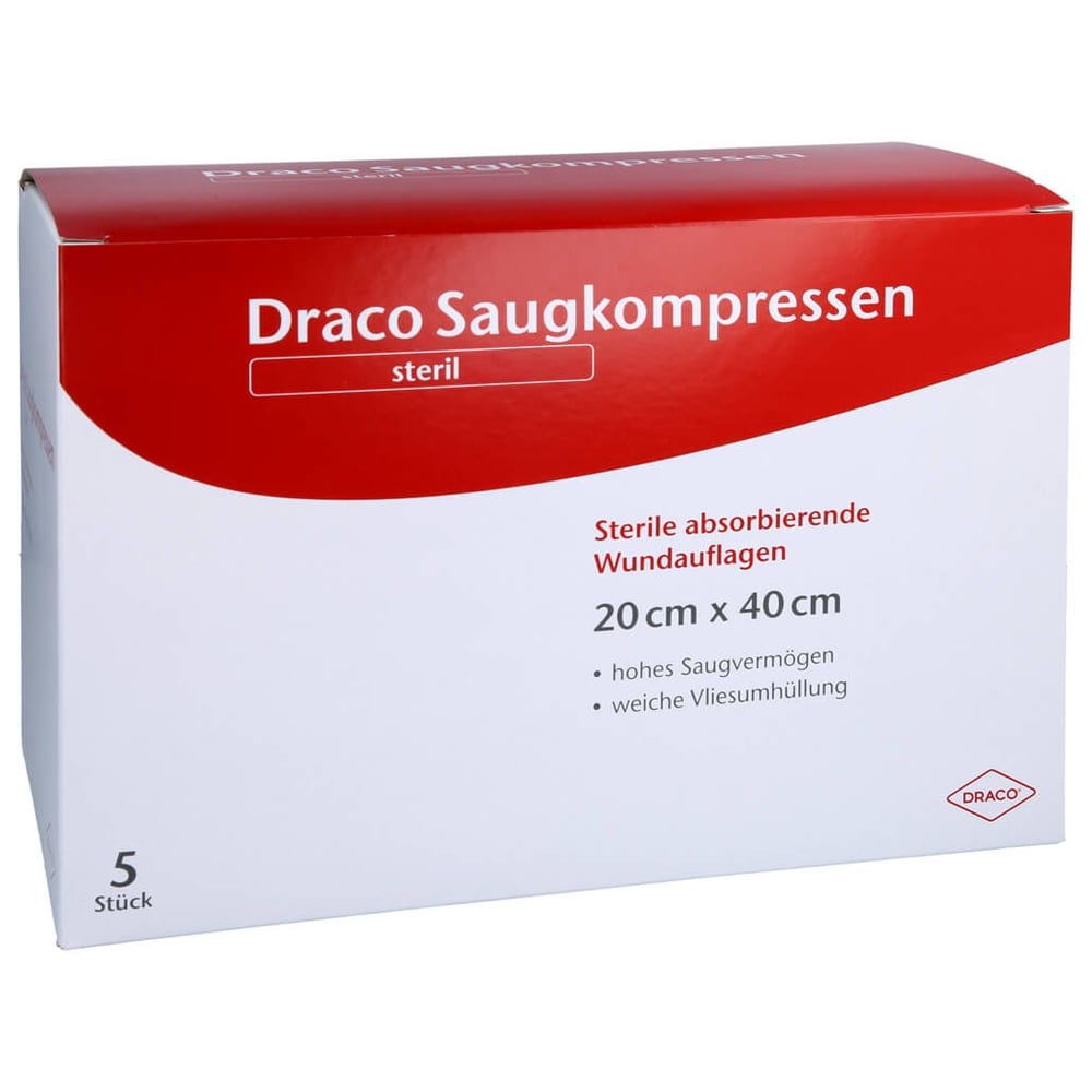 Saugkompressen steril 20x40 DRACO