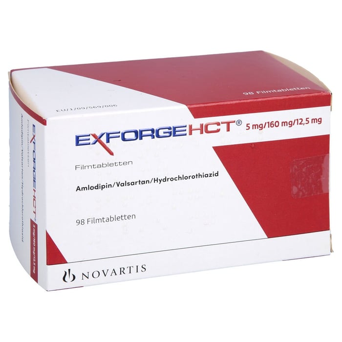 Exforge HCT 5mg/160mg/12,5mg