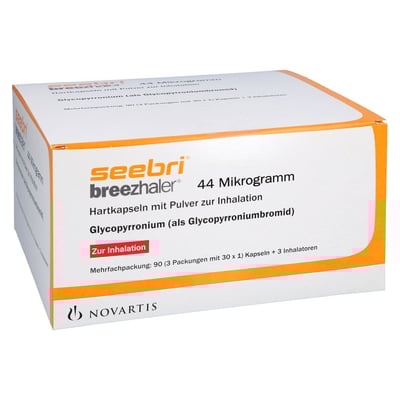 Seebri Breezhaler 44 Mikrogramm Hartkap.Pul.In