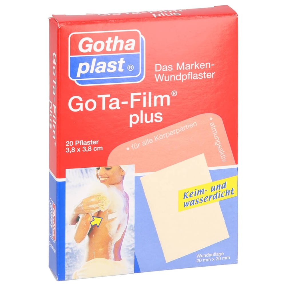 Gota Film plus 3,8x3,8 cm Pflaster