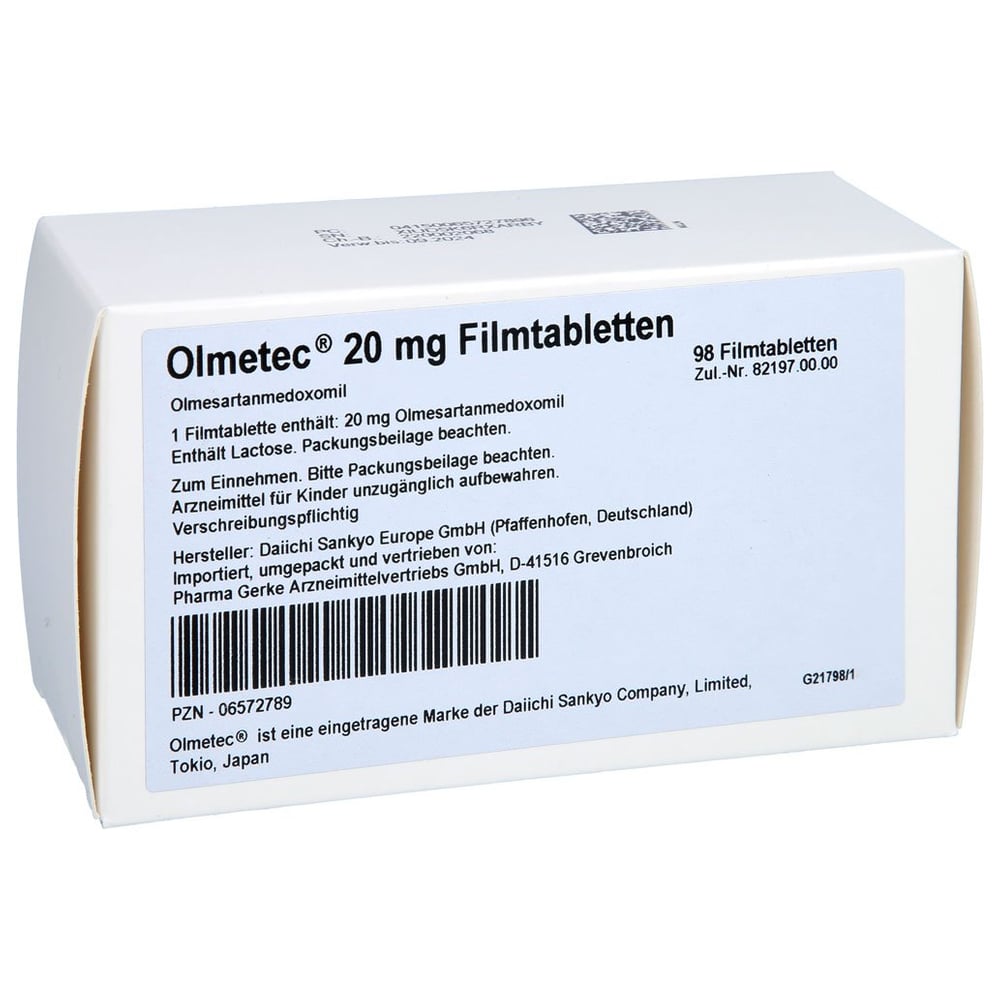 Olmetec 20 mg