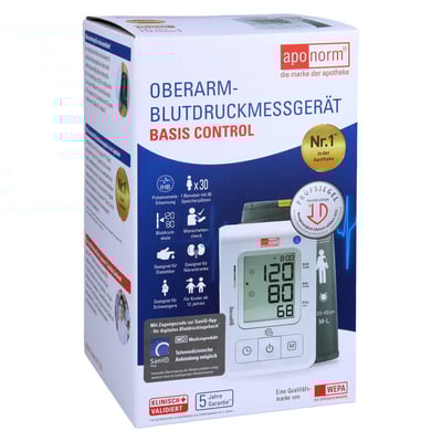 Aponorm Blutdruckmessgerät Basis Control Oberarm