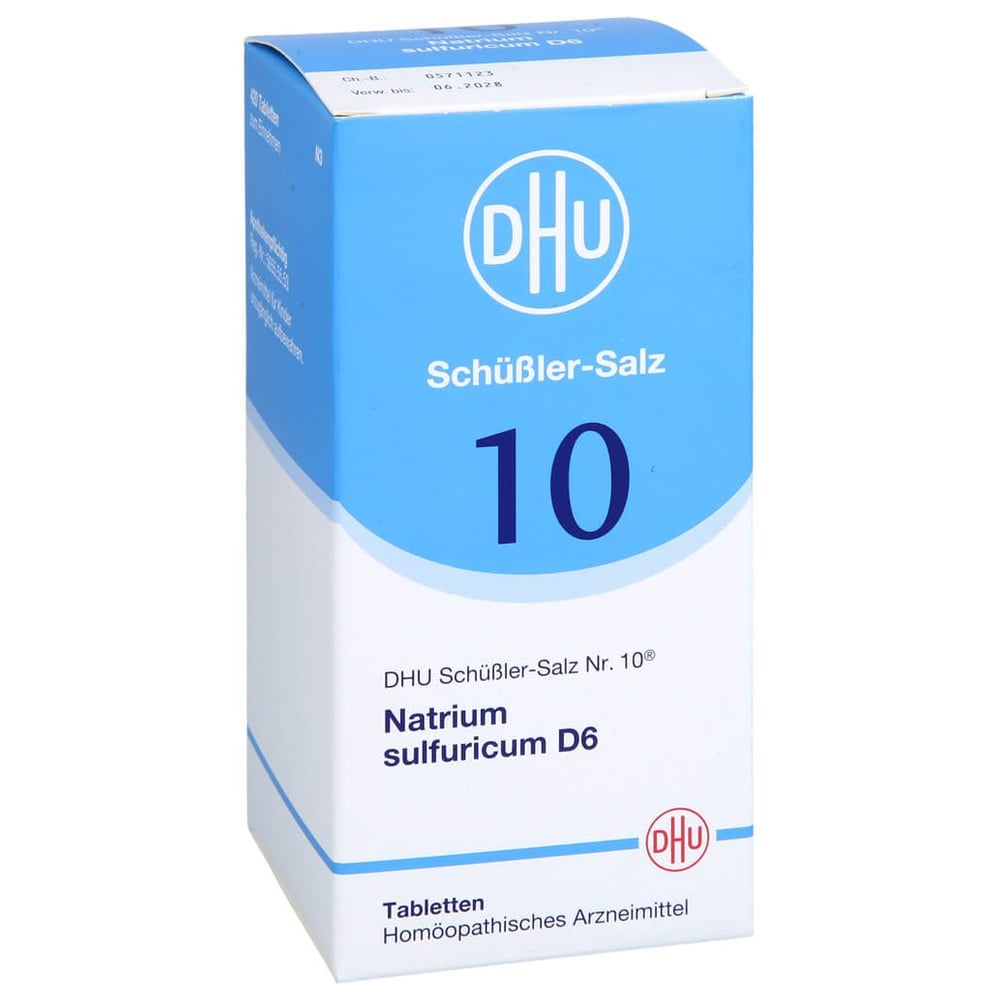 Biochemie Dhu 10 Natrium sulfuricum D 6 Tabletten