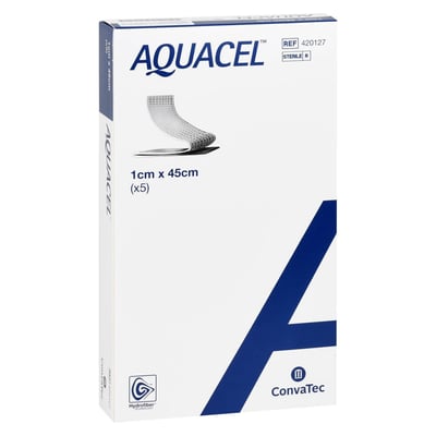 Aquacel Tamponade m.Verstärkungsfasern 1cmx45cm