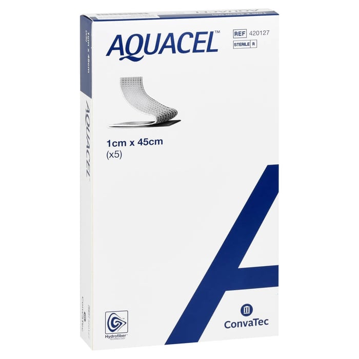 Aquacel Tamponade m.Verstärkungsfasern 1cmx45cm