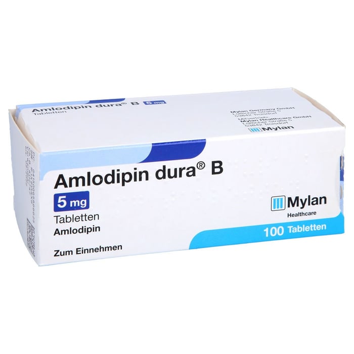 Amlodipin Dura B 5mg Tab