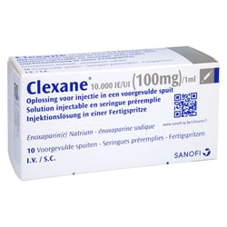 Clexane 10000 I.E. (100 mg)/1 ml Injektionslösung