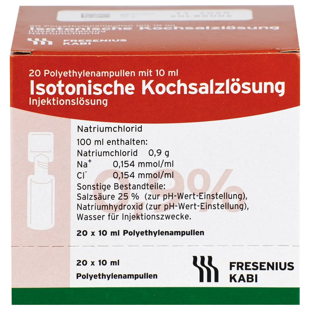 Kochsalz 0.9% Isoton Pl