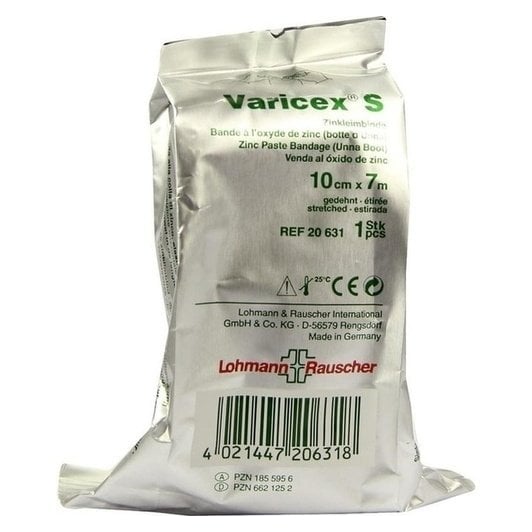Varicex S Zinkleimbinde 10 cmx7 m