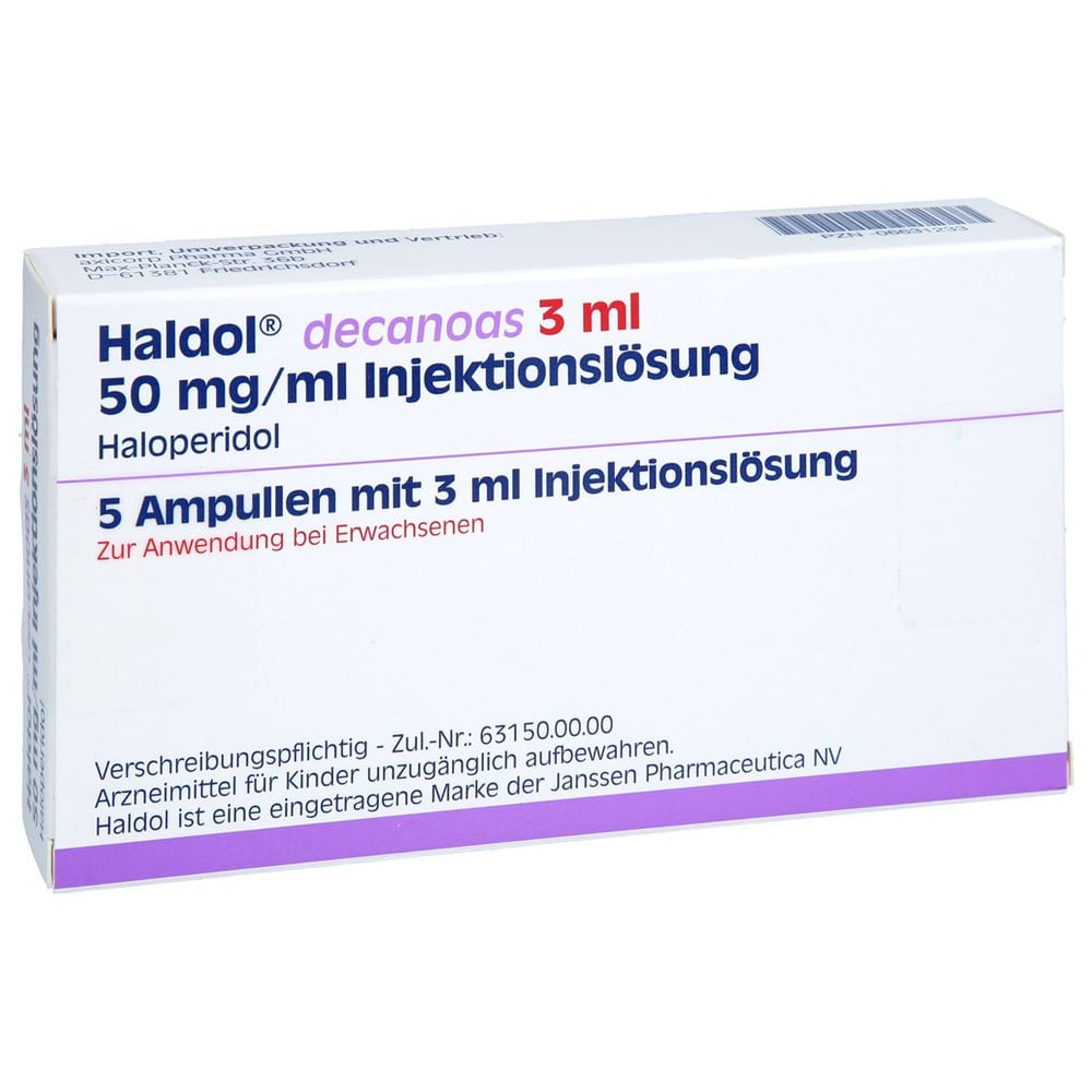 Haldol decanoas Ampulle
