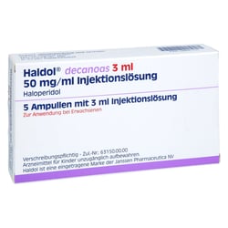 Haldol decanoas Ampulle