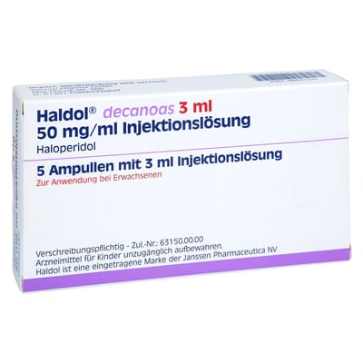 Haldol decanoas Ampulle