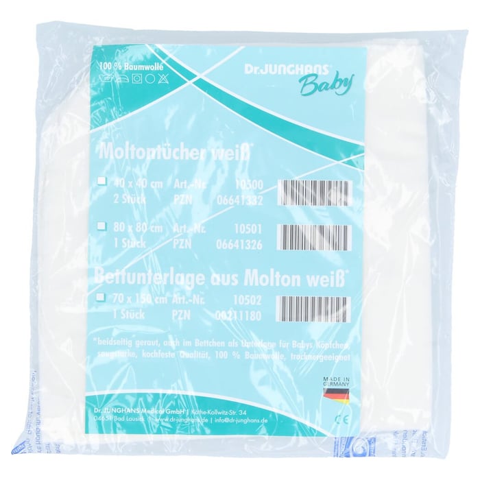 Molton Tuch 80x80cm