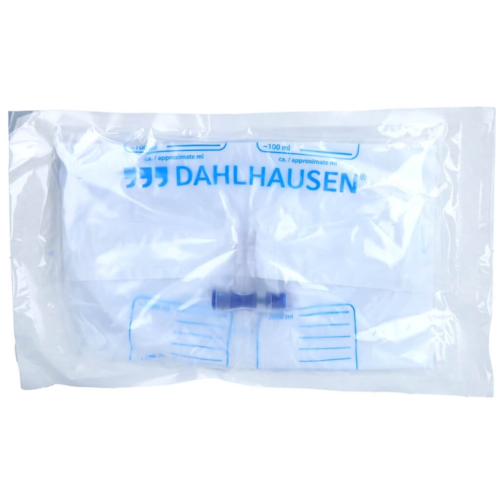 Urinbeutel 2L NRV mit Auslaß steril