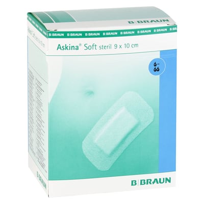 Askina Soft Wundverband 9x10 cm steril B. Braun