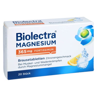 Biolectra Magnesium 365 mg fortissimum Zitrone Produktbild 1