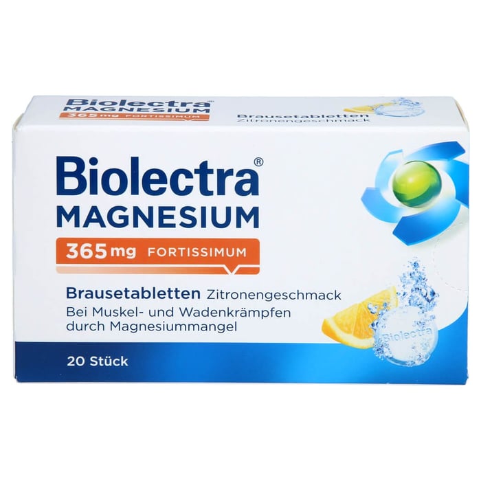 Biolectra Magnesium 365mg fortissimum Zitrone