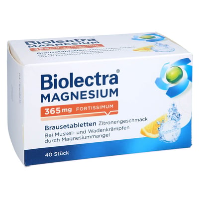 Biolectra Magnesium 365 mg fortissimum Zitrone Produktbild 1