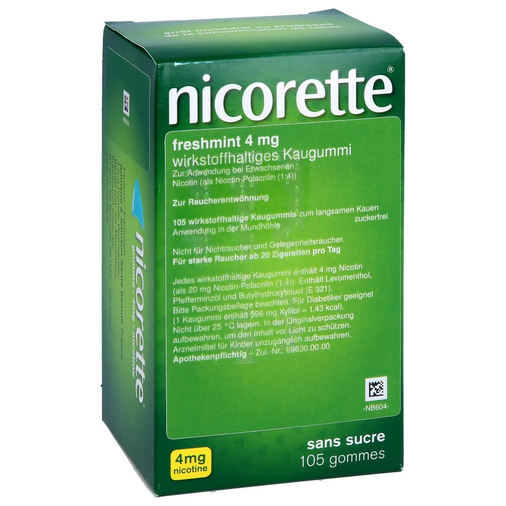 Nicorette 4 mg freshmint Kohlpharma