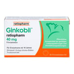 Ginkobil ratiopharm 40 mg mit Ginkgo biloba