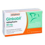 Ginkobil ratiopharm 40 mg mit Ginkgo biloba