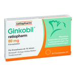 Ginkobil ratiopharm 80 mg mit Ginkgo biloba