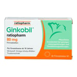 Ginkobil ratiopharm 80 mg mit Ginkgo biloba
