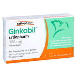 Ginkobil ratiopharm 120 mg mit Ginkgo biloba