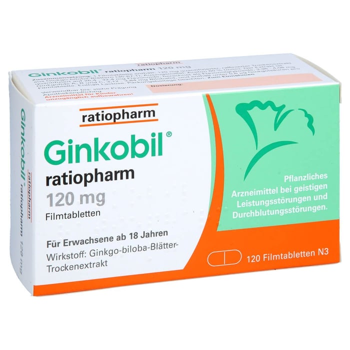 Ginkobil ratiopharm 120mg mit Ginkgo biloba