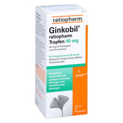 Ginkobil ratiopharm 40 mg mit Ginkgo biloba
