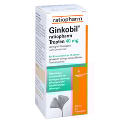 Ginkobil ratiopharm 40mg mit Ginkgo biloba