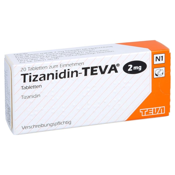 Tizanidin-Teva 2mg