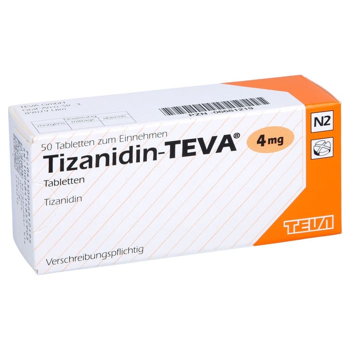 Tizanidin-Teva 4mg