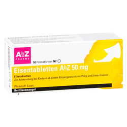 Eisentabletten AbZ 50 mg