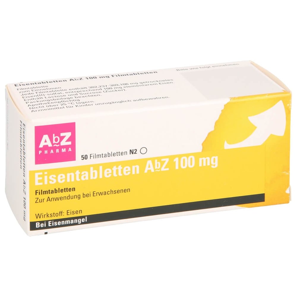 Eisentabletten AbZ 100 mg
